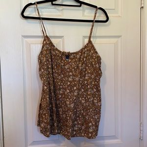 Old Navy floral spaghetti strap top